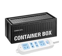 Scatola per la gestione dei cavi - Scatola per cavi | Conservazione per multiple | Grande per nascondere le regolette, antipolvere con dissipazione del calore, protegge bambini e animali domestici