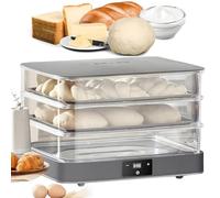 Scatola per la lievitazione del pane da 40 litri,macchina elettrica per la fermentazione dell'impasto con controllo della temperatura (20-50°C) e umidità automatica,per pizza, lievito madre,yogurt