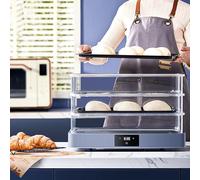 Scatola per la lievitazione del pane, fermentatore elettronico per pasta con controllo della temperatura e del tempo per la cottura domestica
