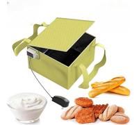 Scatola per la lievitazione dell'impasto, borsa per fermentazione con controllo della temperatura con cuscinetto riscaldante su entrambi i lati per pane, yogurt, natto e produzione di sapone