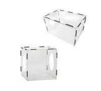 Scatola per la Polvere Coperchio della scatola di polvere for molatura chiusa, cappuccio di lucidatura trasparente for la polvere for lucidatura, incisione e taglio(300 * 300 * 300mm)
