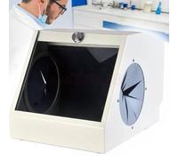 Scatola per la Polvere del Laboratorio odontoiatrico con collettore di polveri per sabbiatura a LED, aspiratore con Dispositivo di filtraggio,Scatola per lucidatura e molatura