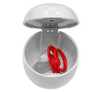 Scatola per la pulizia dei capezzoli, scatola intelligente a LED, strumento di pulizia portatile per ciucci, scatola per la pulizia della casa per biberon, stoviglie