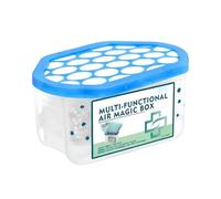 Scatola per la rimozione della polvere, a lunga durata, deodorante automatico per ambienti con funzione di aspirapolvere, per bagno, armadio, auto, zona animali domestici, camera da letto, cucina,