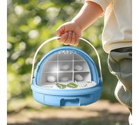 Scatola per l'allevamento del baco da seta, scatola trasparente per