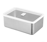 Scatola per lievitazione con guarnizione in silicone posizionata per un contatto perimetrale completo e formazione minima di spazi durante la chiusura (650 ml)