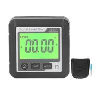 Scatola per livello digitale, goniometro digitale ad alta precisione con base magnetica, goniometro digitale con precisione di 0,01° per la lavorazione del legno, macchinari da (In bianco e nero)