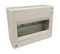Scatola per magnete a 8 moduli, dimensioni 180 x 145 x 65 mm, ideale per l'organizzazione e lo stoccaggio di strumenti magnetici.