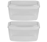 Scatola per maschera subacquea da 2 pezzi, scatola per occhiali da nuoto in plastica PP Custodia occhiali trasparente antipolvere contenitore attrezzatura lo snorkeling e le