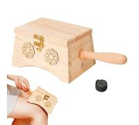 Scatola Per Massaggio Corpo | Scatola Massaggi Riscaldamento in Legno per il Corpo | Bruciatore Di Piante Massaggiatore Manuale Con Cinghia Per Pancia Schiena Collo Ginocchio Donne Uomini Anziani