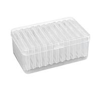 Scatola Per Mazzi Di Carte Trasparente - Custodia Quadrata Per Organizer, Supporto Multiuso Per Carte Da Gioco | Parti Hardware Artigianali Di Gioielli Collezione Di Piccoli Oggetti Accessorio Per Org