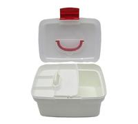 Scatola per medicinali con serratura a combinazione, per primo soccorso, per medicinali domestici, grande capacità, coperchio di bloccaggio, custodia vuota per il trasporto, contenitori per medicinali