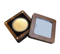 Scatola Per Monete - Scatole Per Monete - Vetrina Singola Trasparente, Supporto Da Collezione Portatile, Contenitore Durevole Con Coperchio Trasparente | Ideale Per Compleanno, Capodanno, Natale, Pasq