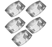 Scatola per Olio per Cappa da 5 Pezzi, Tazza, Contenitore per Olio, Tazza per Olio, Assorbitore di Olio, per Cappa da in Acciaio Inossidabile, per Tazza di