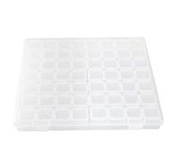 Scatola per organizer per nail art, 56 scomparti Scatola per organizer per contenitori con pietre trasparenti di grande capacità Decorazioni per gioielli R-hinestone