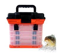 Scatola Per Organizzatori Di Tacle - Sedili E Cinghie Imbottiti | Tocco Box Sull'esca Da | Contenitori Per Scatole Per Alloggiamento Organizzatore | Tracolla Di Stoccaggio Trasporto Con