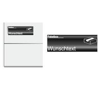 Scatola per pacchi adesiva con testo a scelta pacchetto scatola etichettatura...