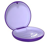 Scatola per parentesi graffe, contenitore per protesi dentarie, per protesi (viola)
