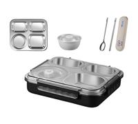 Scatola per pasti a tenuta stagna Scatola per alimenti Scatola per il pranzo per studenti Scatola per la preparazione dei pasti Scatola di frutta 316Stainless Steel Tex