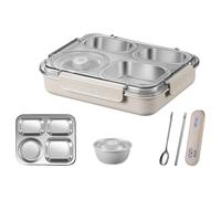 Scatola per pasti a tenuta stagna Scatola per alimenti Scatola per il pranzo per studenti Scatola per la preparazione dei pasti Scatola di frutta 316Stainless Steel Tex