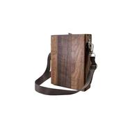 scatola per pittura portatile Borsa a tracolla retrò in scatola di legno for scrittori, borsa da postino decorazioni la casa, valigetta esterni, articoli artistici