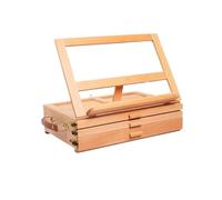 Scatola per pittura Schizzo Portatile Regolabile in Legno di Faggio Cavalletto Multifunzione Pittura ad Olio Pittura Arte Cavalletto Scatola Pieghevole Professionale Sketch Cassetto Scatola