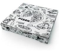 SCATOLA PER PIZZA 32X32 CONF. DA 180 CON STAMPA TEMA PIZZA