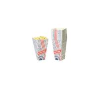 Scatola per popcorn (0,8 once), design a righe e boccioli (50 pezzi)