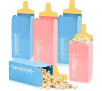 Scatola per Popcorn 24 Pezzi, Scatola per Bottiglie per Feste di Rivelazione del Sesso, Scatola per Biscotti E Caramelle, Forniture per Feste di Compleanno per Bambini, Baby Shower E Rivelazione