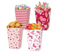 Scatola per popcorn di San Valentino a tema San Valentino, scatole per popcorn per San Valentino, snack per adulti, San Valentino, eventi, bomboniere, forniture per bomboniere, 12 pezzi