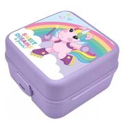 Scatola Per Pranzo Per Bambini 3 Scomparti Snackbox Brotbüchse Vesperdose Disney