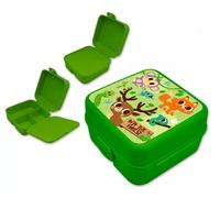 Scatola Per Pranzo Per Bambini 3 Scomparti Snackbox Brotbüchse Vesperdose Disney