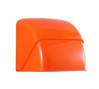 Scatola per prese da esterno, tipo 86, con copertura antipioggia, impermeabile, in materiale PC, per protezione da giardino, cortile, patio, bianco, arancione, trasparente nero (arancione)