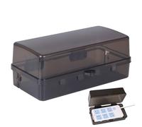 Scatola Per Prese Multiple - Protezione Per Cavi Per Carichi Pesanti, Materiale Resistente Ai Raggi UV, Contenitore Di Grande Capacità, Blocco Di Sicurezza Affidabile Con Guarnizione Antipolvere | Imp