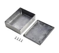 Scatola per progetti di strumenti in alluminio, contenitore in metallo leggero, design pressofuso per una facile lavorazione e personalizzazione (1590BB (120x95x35mm))