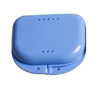 Scatola per protesi High End, Retainer Box, Brackets Retainer Box, protesi, retainer, paradenti, asciutto e traspirante, blu