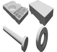 Scatola per Punte Utensile Rotante Dremel con Coperchio - Organizer 3D Box