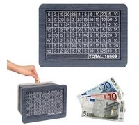 Scatola Per Risparmiare Denaro | Barattolo Di Legno Vintage Riutilizzabile,Salvadanaio Per Il Risparmio Delle Monete - Per Scrivania Comodino Testata Del Libreria Ragazze Ragazzi Donne Uomini Adulti