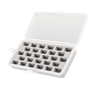 Scatola per Rocchetti da Cucito con 28 Nuclei di Filo per Bobine, di per Accessori da Cucito, Adatta per Cucitori, con Infila Aghi BB-28