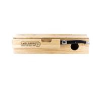 Scatola per Salsicce Laguiole con Coltello, Beige