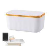 Scatola per salviette - Materiale plastico, supporto sigillabile antipolvere, custodia per salviette per | Organizzatore a coda lunga per la scuola materna, bagno, tavolo da cucina