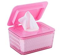 Scatola per salviettine umide per bambini, con coperchio, contenitore per salviette umide, riutilizzabile e ricaricabile, per bambini