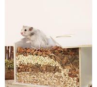 Scatola per scavare per criceti, contenitore scavare sabbia topi, lemming,