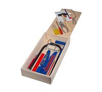 Scatola per seghe di alta qualità con coperchio scorrevole, 23 pezzi