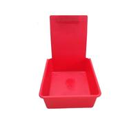Scatola per stampi professionali per denti con clip, Red | Custodia per stampi professionali per dentisti con clip per organizzare protesi e modelli in clinica