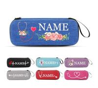 Scatola per Stetoscopio Personalizzata con Nome Stampato, Borsa Multitasche Portatile e Leggera, Regalo Unico per Infermieri, Medici e Assistenti Medici