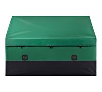 VEVOR Scatola per Stoccaggio da Esterno in PE Impermeabile con Coperchio Manici Laterali Volume 1013L, Contenitore Porta Attrezzi da Giardino con Coperchio Inclinata Capienza 1013L, Baule da Giardino