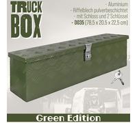 Scatola per Strumento Verde Cassetta degli attrezzi Alluminio D035 trucky