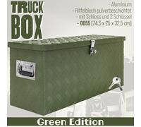Scatola per Strumento Verde Cassetta degli attrezzi Alluminio D055 trucky