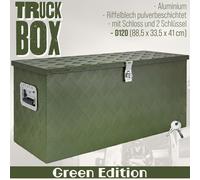 Scatola per Strumento Verde Cassetta degli attrezzi Alluminio D120 trucky